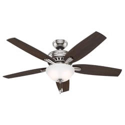 Hunter Newsome 52 in. Brushed Nickel Indoor Ceiling Fan