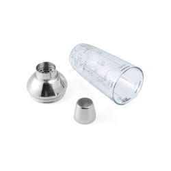 Houdini 24 oz Clear Glass/Stainless Steel Cocktail Shaker