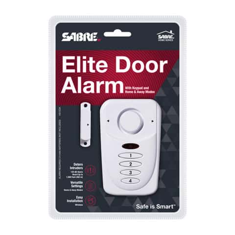 Sabre Elite White Plastic Door Alarm Sabre Elite White Plastic Door Alarm