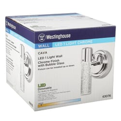 Westinghouse 1 Chrome Gray Wall Sconce