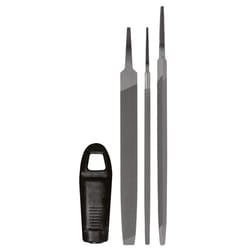 Century Drill & Tool 6 in. L X 2 in. W High Carbon Steel Assorted File Set 4 pc