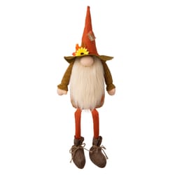 Glitzhome 24.02 in. Gnome Shelf Sitter Fall Decor