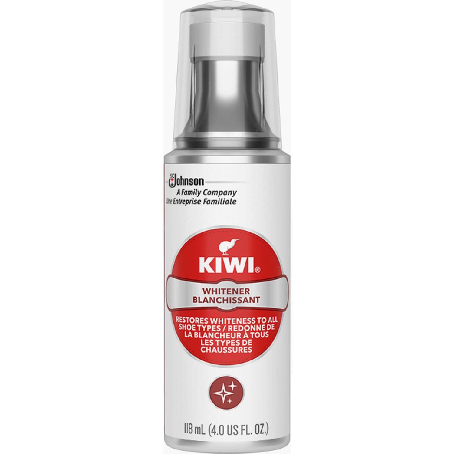 Kiwi Shoe Whitener Restores Whiteness To All Shoe Types 4.0 oz Set