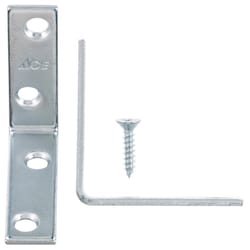 Ace 2 in. H X 2 in. W X 5/8 in. D Zinc Inside L Corner Brace