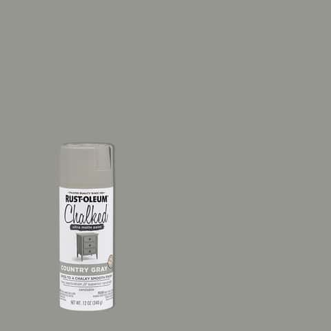 Rust-Oleum Chalked 12 Oz. Ultra Matte Spray Paint, Clear - Power