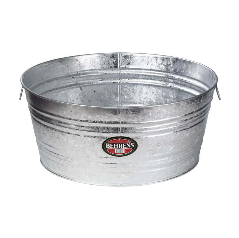 Behrens 15 gal Steel Tub Round Ace Hardware
