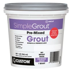 Custom Building Products  SimpleGrout  Indoor  White  Grout  1 qt. 