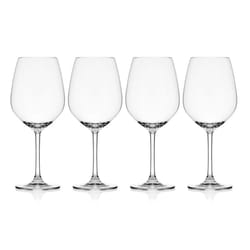 Mikasa 22 oz Clear Glass Lana Wine Glass 3 in. D 4 pc