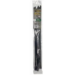 6 Inch Black Miniature Nylon Cable Tie - 100 Pack