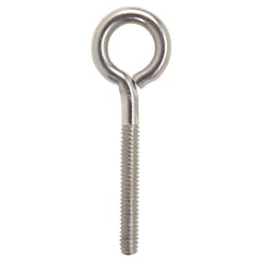 Hampton 1/4 in. X 3 in. L Stainless Stainless Steel Eyebolt Nut Included