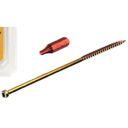 GRK Fasteners UberGrade No. 9 in. X 5 in. L Star Trim Head W-Cut Construction Screws