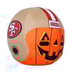 Sporticulture NFL 4 ft. LED San Francisco 49ers Jack-O-Helmet Inflatable