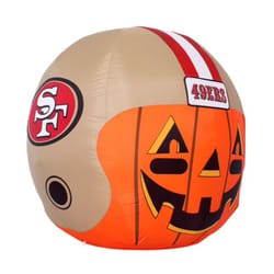 Sporticulture NFL 4 ft. LED San Francisco 49ers Jack-O-Helmet Inflatable