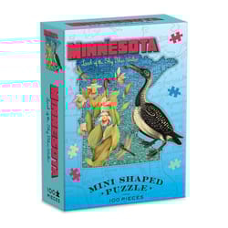 Galison Wendy Gold Mini Shaped Jigsaw Puzzle Multicolored 100 pc