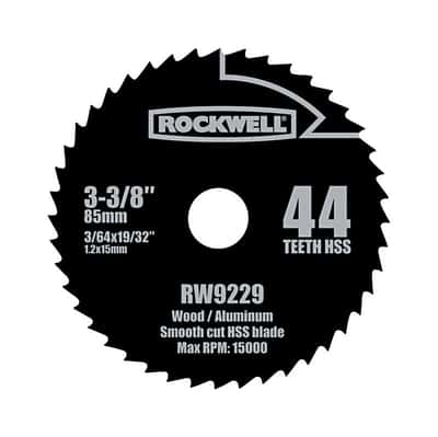 Rockwell 3 3 8 In Dia X 19 32 In Versacut High Speed Steel Circular Saw Blade 44 Teeth 1 Pc Ace Hardware