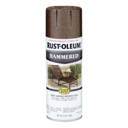 Rust-Oleum  Stops Rust  Hammered  Brown  Spray Paint  12 oz. 
