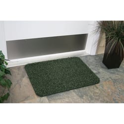 GrassWorx Clean Machine 18 in. W X 30 in. L Evergreen Flair Astroturf Door Mat