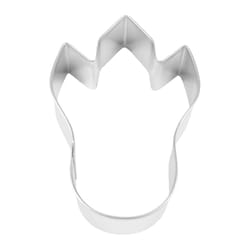 R&M International Dinosaur Foot 2 in. W X 4 in. L Cookie Cutter Silver 1 pc