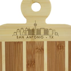 Totally Bamboo 9 in. L X 6 in. W X 0.5 in. Bamboo Serving & Cutting Board