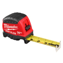 Milwaukee 30 ft. L X 1-1/8 in. W Compact Wide Blade Tape Measure 1 pk