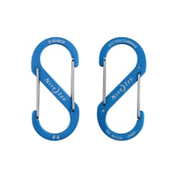 Nite Ize S-Biner Aluminum Blue Dual Carabiner Key Chain