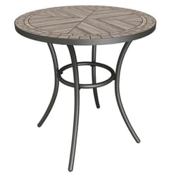 Living Accents Brown Round Stone Bistro Table