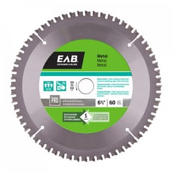 Exchange-A-Blade 6-1/2 in. D X 5/8 in. Carbide Metal Saw Blade 60 teeth 1 pk