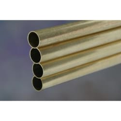 K&S 5/16 in. D X 36 in. L Round Brass Tube 1 pk