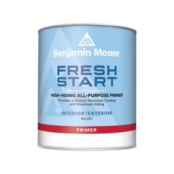 Benjamin Moore Fresh Start White Low Luster Acrylic Latex Primer 1 qt