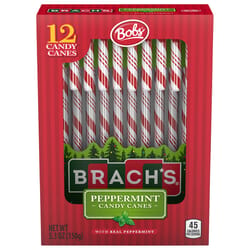 Brach's Bobs Peppermint Candy Cane 5.3 oz