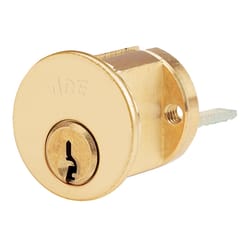 Ace KW1 Bright Brass Rim Cylinder Keyed Alike