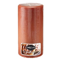 Candle Lite Brown Cinnamon Rolls Scent Pillar Candle