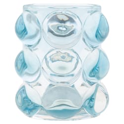 Karma Blue Lucia Hobnail Votive Candles