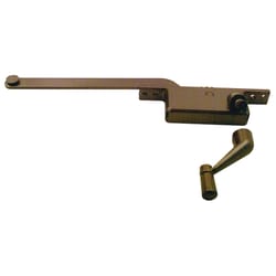 Prime-Line Bronze Steel Left Single-Arm Casement Window Operator For Steel Framed Windows