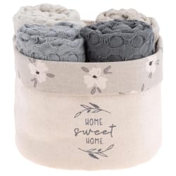 Karma Multicolored Cotton Home Dish Towel Set 4 pk