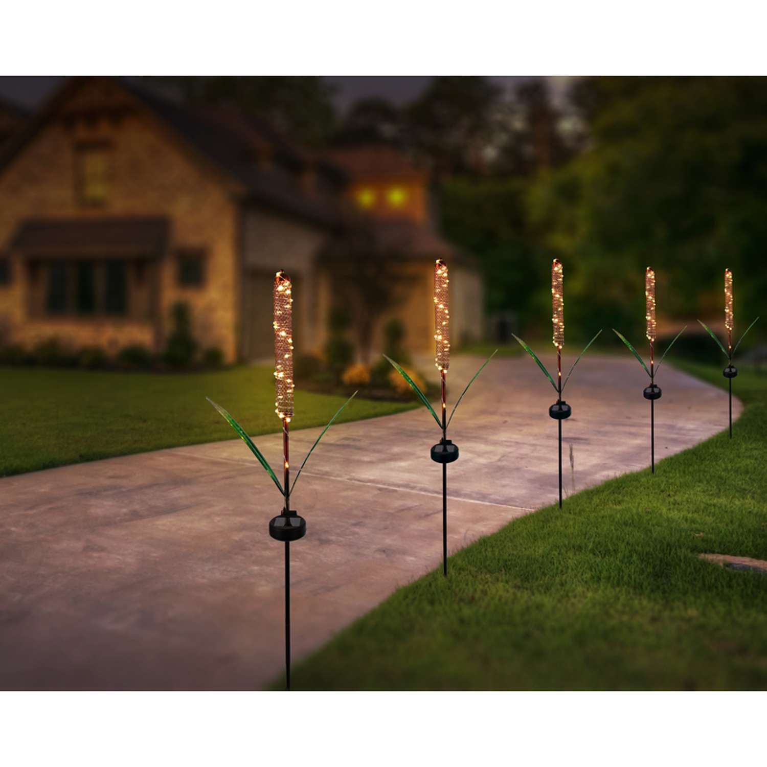 Smart Solar 84127-LC Bradford LED Candle Lantern Set