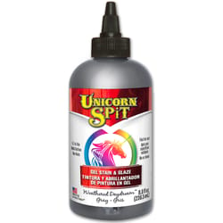 Unicorn Spit Flat Gray Gel Stain and Glaze Exterior and Interior 8 oz