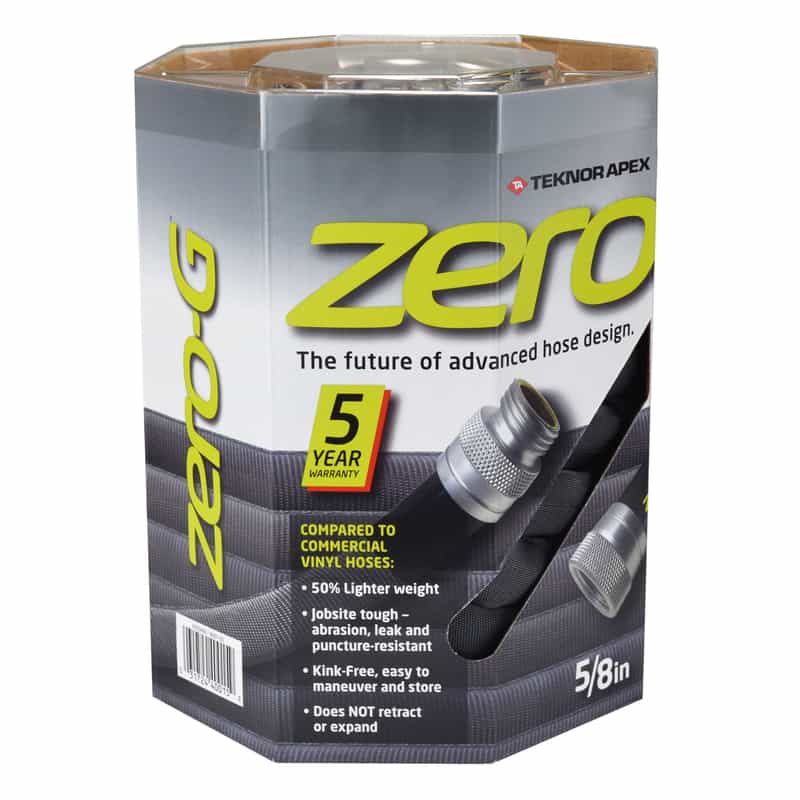 Zero-G 5/8 in. Dia. x 50 ft. L Black Garden Hose - Ace Hardware