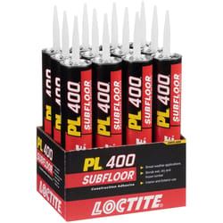 Loctite PL 400 Subfloor Adhesive Synthetic Rubber Subfloor Construction Adhesive 28 oz