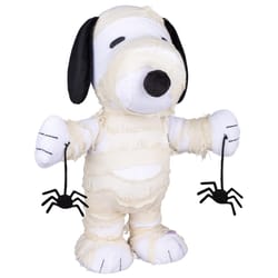 Gemmy Animated Musical Plush Halloween Snoopy in Mummy Costume Halloween Decor