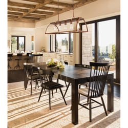 Westinghouse Oak Lane Barnwood Washed Copper 5 lights Chandelier