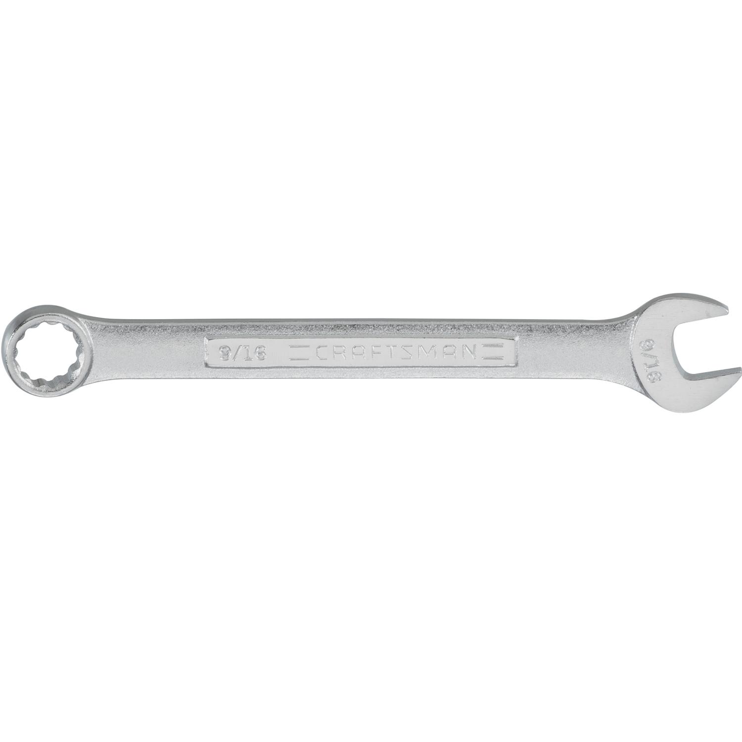Craftsman 9/16 in. SAE Combination Wrench - 12 Point, 7.2 in. Length