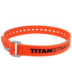 TitanStraps Industrial 1 in. W X 25 in. L Orange Tie Down Strap 1 pk