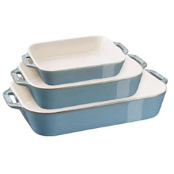 Zwilling J.A Henckels Staub Ceramic Bake Set Rustic Turquoise