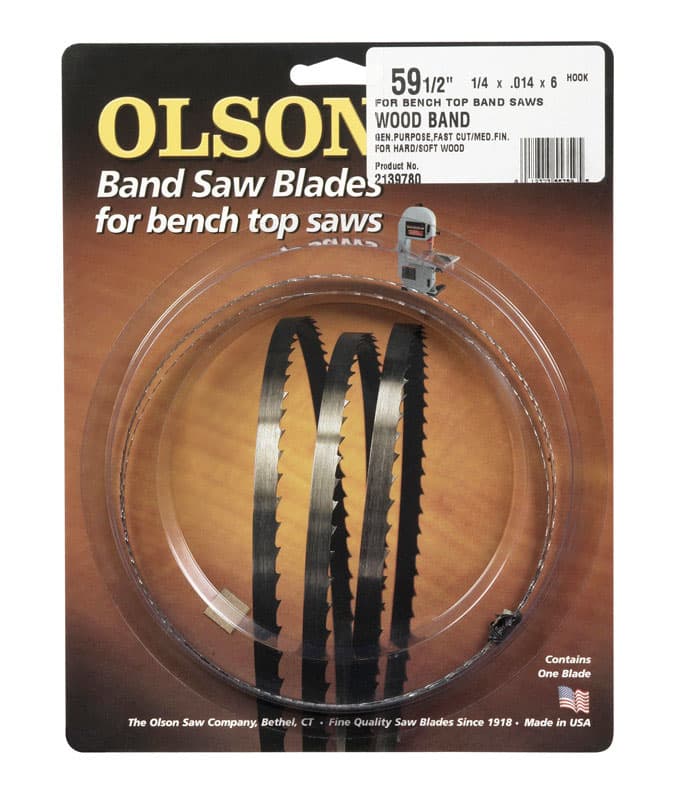 Olson 59.5 in. L X 0.25 in. W Carbon Steel Band Saw Blade 6 TPI Hook teeth 1 pk Mfr WB55359DB Ace Hardware