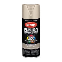 Krylon Fusion All-In-One Gloss Khaki Paint+Primer Spray Paint 12 oz