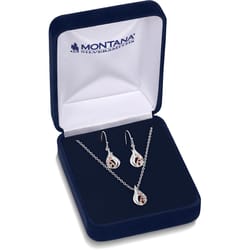 Montana Silversmiths Women's Whisps of Elegance Crystal Gold/Silver Jewelry Sets Water Resistant