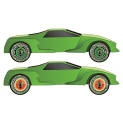 PineCar Dry Transfer Decal Multicolored