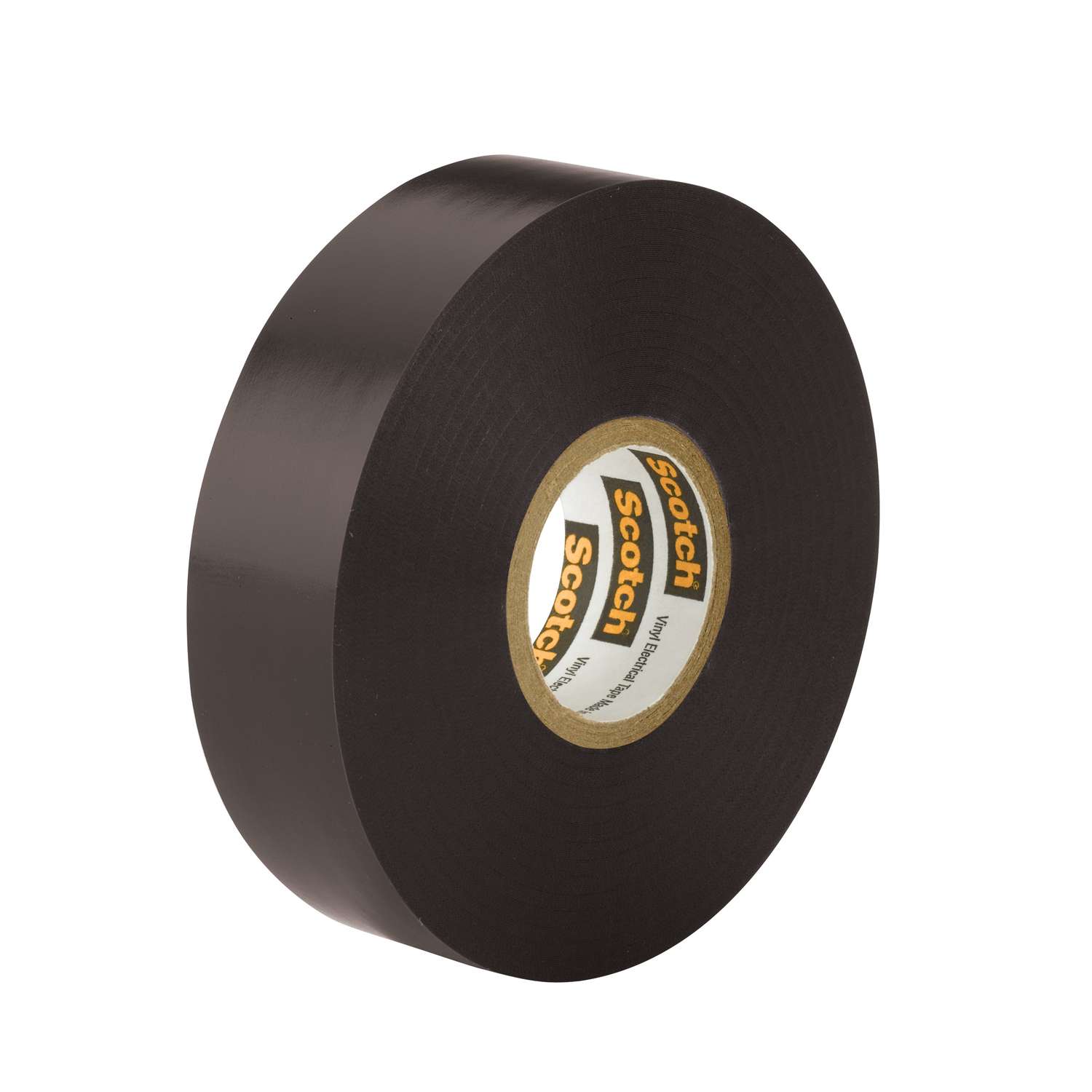 Scotch All Weather Telephone Vinyl Plastic Tape, Black