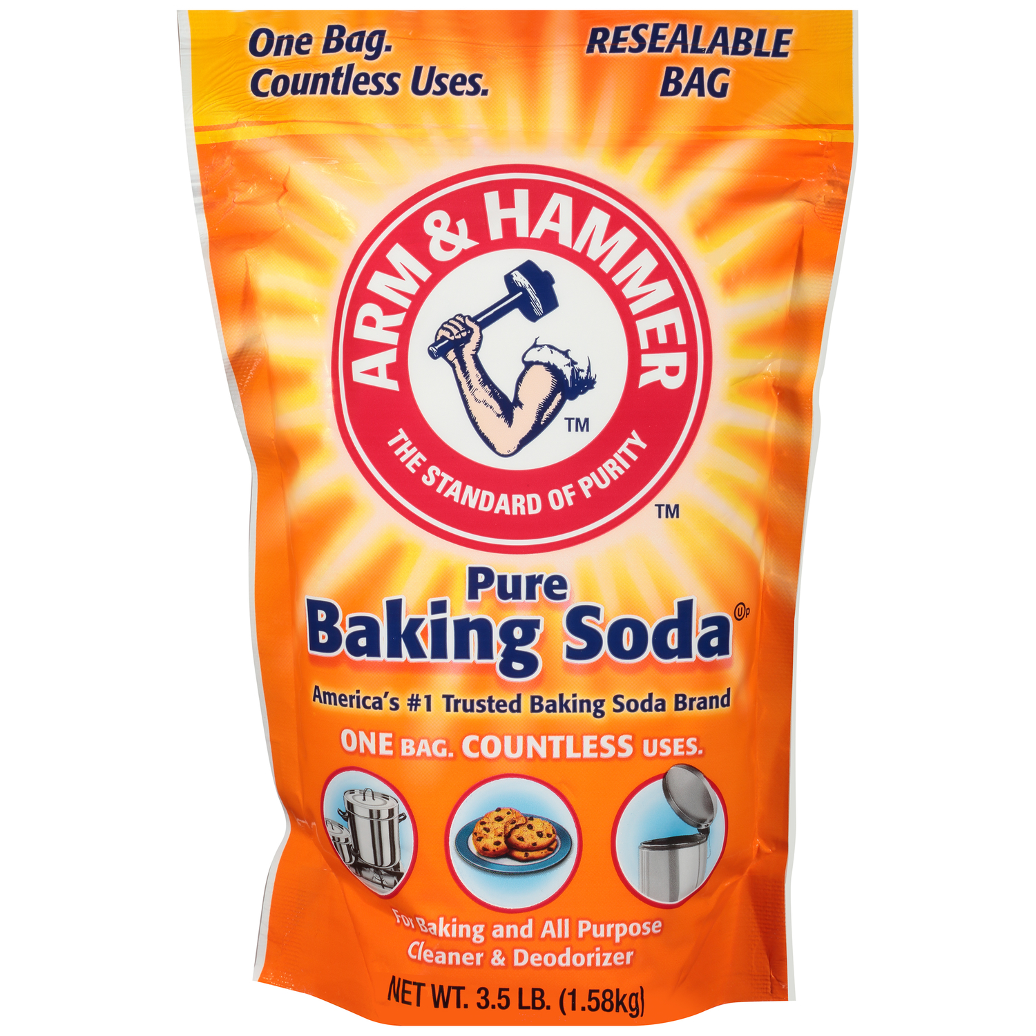 Arm & Hammer Baking Soda Fridge-n-freezer Odor Absorber - 14oz : Target